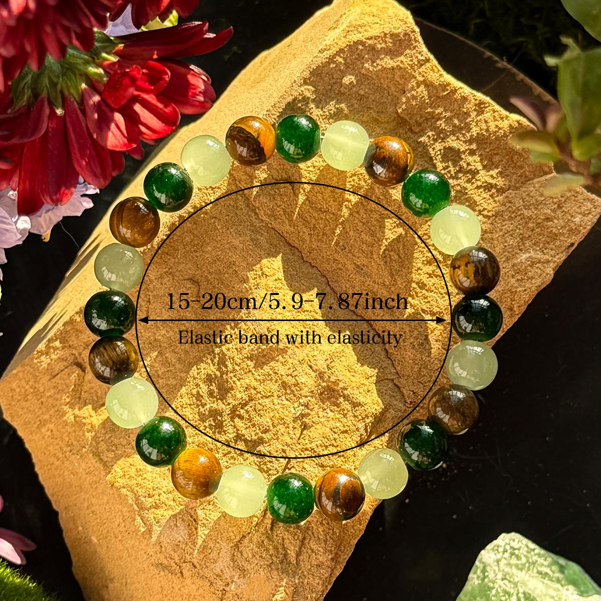 Money Bracelet With Green Aventurine Stone Tiger Eye Stone - Lucky Bracelet - Attracting Wealth, Abundance, And Prosperity SpringStatements