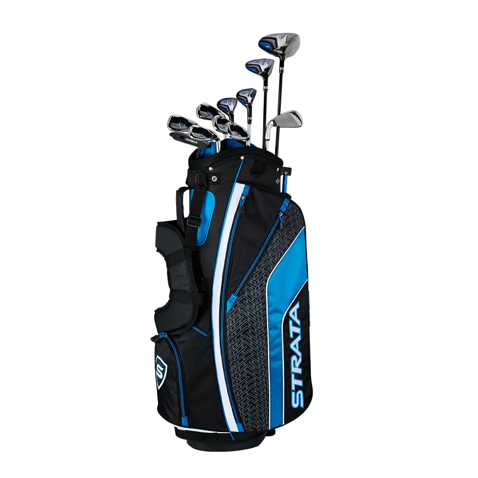 Men's Strata Ultimate 16-Piece Set in Black/Blue | Size: Standard Mens Regular Flex