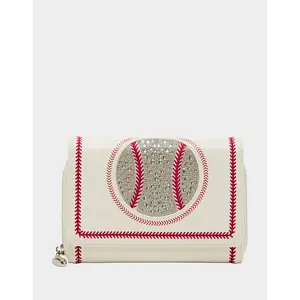 Betsey Johnson GRAND SLAM WALLET ON CHAIN CREAM