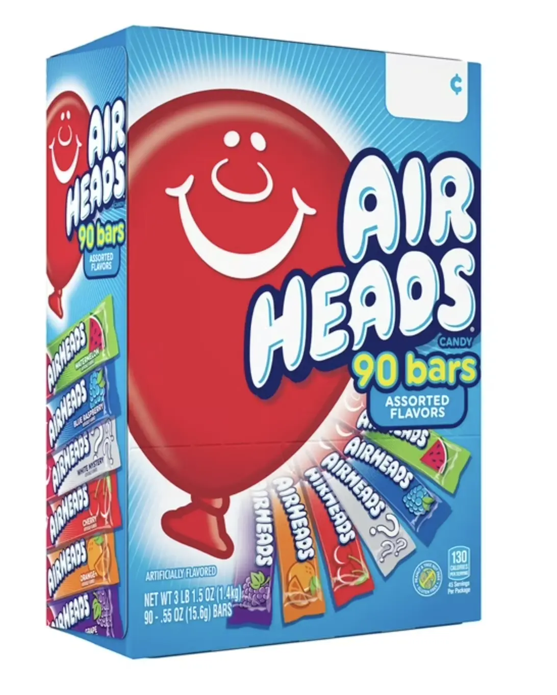 AirHeads Variety Pack, 0.55 oz., 90 pk.
