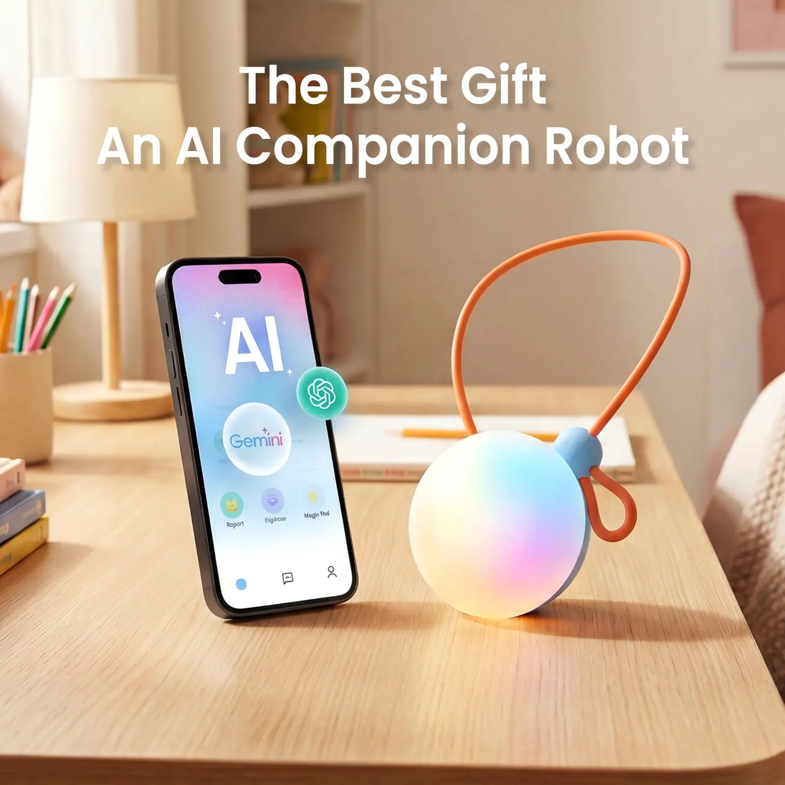 Haivivi AI interactive Toy for 3+ Kids, Smart AI Plush Toy Panda, Interactive Stuffed Animal, Screen-Free Educational Emo Robot with Advanced AI, APP with 16 Characters, Unique Gifts for Girls & Boys.Bedtime Companion