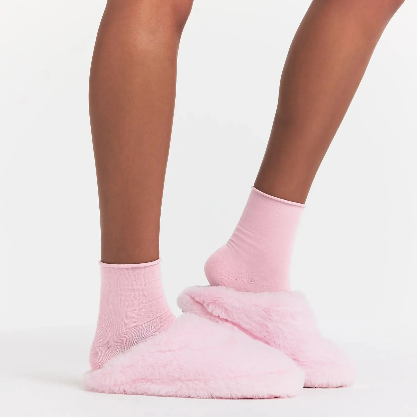 SKIMS FAUX FUR SLIPPER