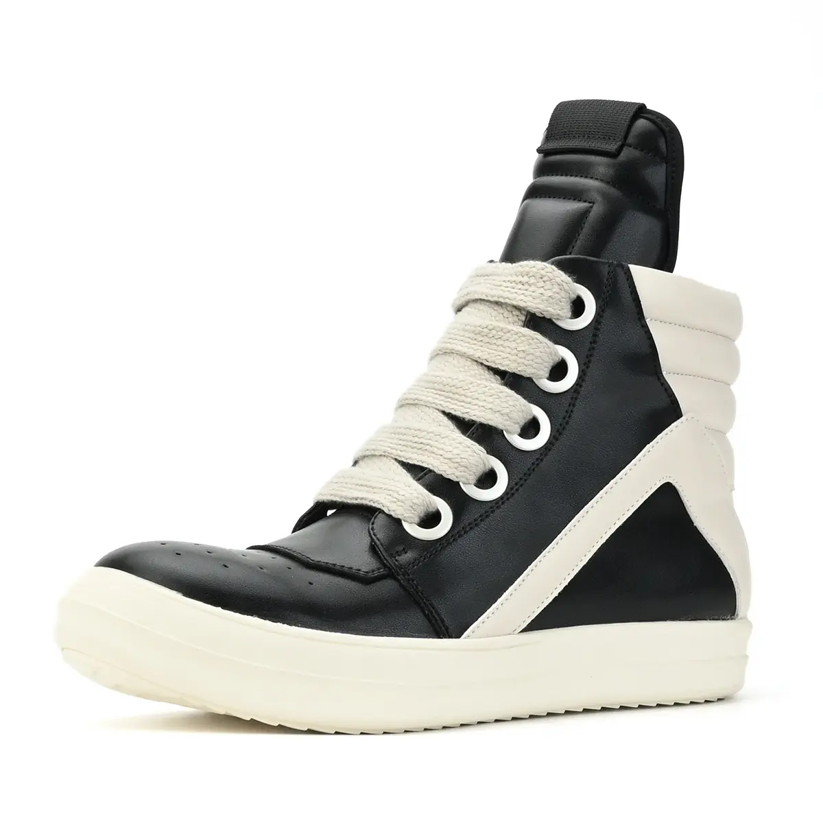 Women's Thick Shoelaces, Round Toe Shoes, High-Top Casual Shoes, Minority Retro Thick-Soled Skateboard Shoes