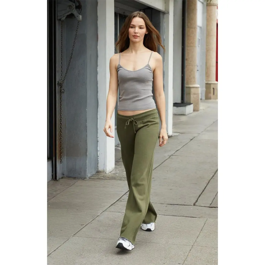 John Galt Women's Green Hilary Baggy Sweatpants