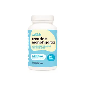 Wellah Creatine Capsules | Creatine Monohydrate Supplement | 3g of Creatine Per Serving | 30 Servings  creatine for women | tiktok shop deals |  gym essentials women |  supplements for women | nurse essentials |