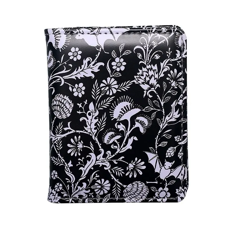 Black and White Paisley Bifold Wallet