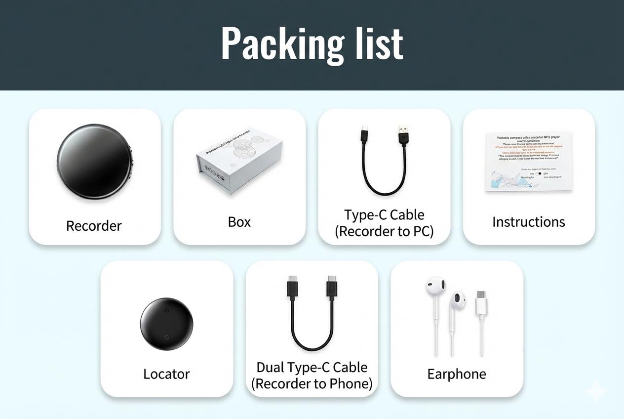 Hidden GPS Tracker & Audio Recorder No monthly payment Discreet Mini Car Locator with Strong Magnet Works on iOS Android  Tracking summerwins