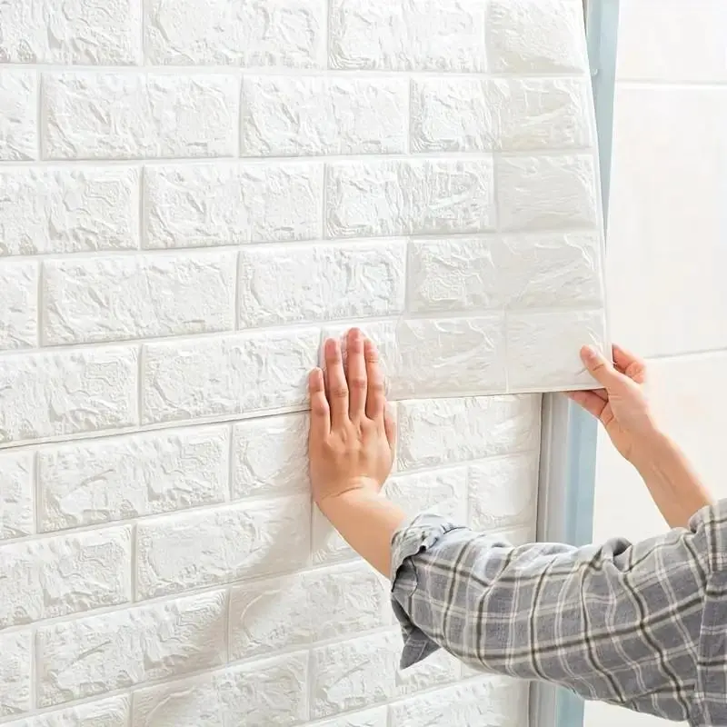 Marble Pattern Self-adhesive Shower Wall Panel, Waterproof Peelable & Stick-on Shower Wall Panel, Suitable for Bathrooms and Kitchens, Peel and Stick Panels for Walls