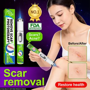 Professional Scar Appearance Reduction Pen, Portable Skin Smoothing Tool for Acne Scars & Marks, Handheld Beauty Device, Battery Operated (AA), Home Care Solution for Clearer Skin.