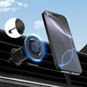For [Magsafe Car Mount] [360°Flexible Rotation] [20X Strong Magnets] Upgraded Metal Hook, Hands-Free Phone Holder Fit for Iphone 16/15/14/13/12 Series, Black jaraco