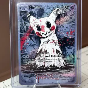 Mimikyu “Splattered Reflection” Custom Made TCG Card