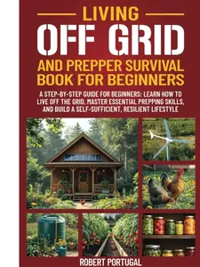 LIVING OFF GRID AND PREPPER SURVIVAL GUIDE FOR BEGINNERS: LEARN HOW TO LIVE OFF GRID, MASTER ESSENTIAL PREPPING SKILLS, & BUILD A SELF-SUFFICIENT, RESILIENT LIFESTYLE Paperback – March 9, 2025