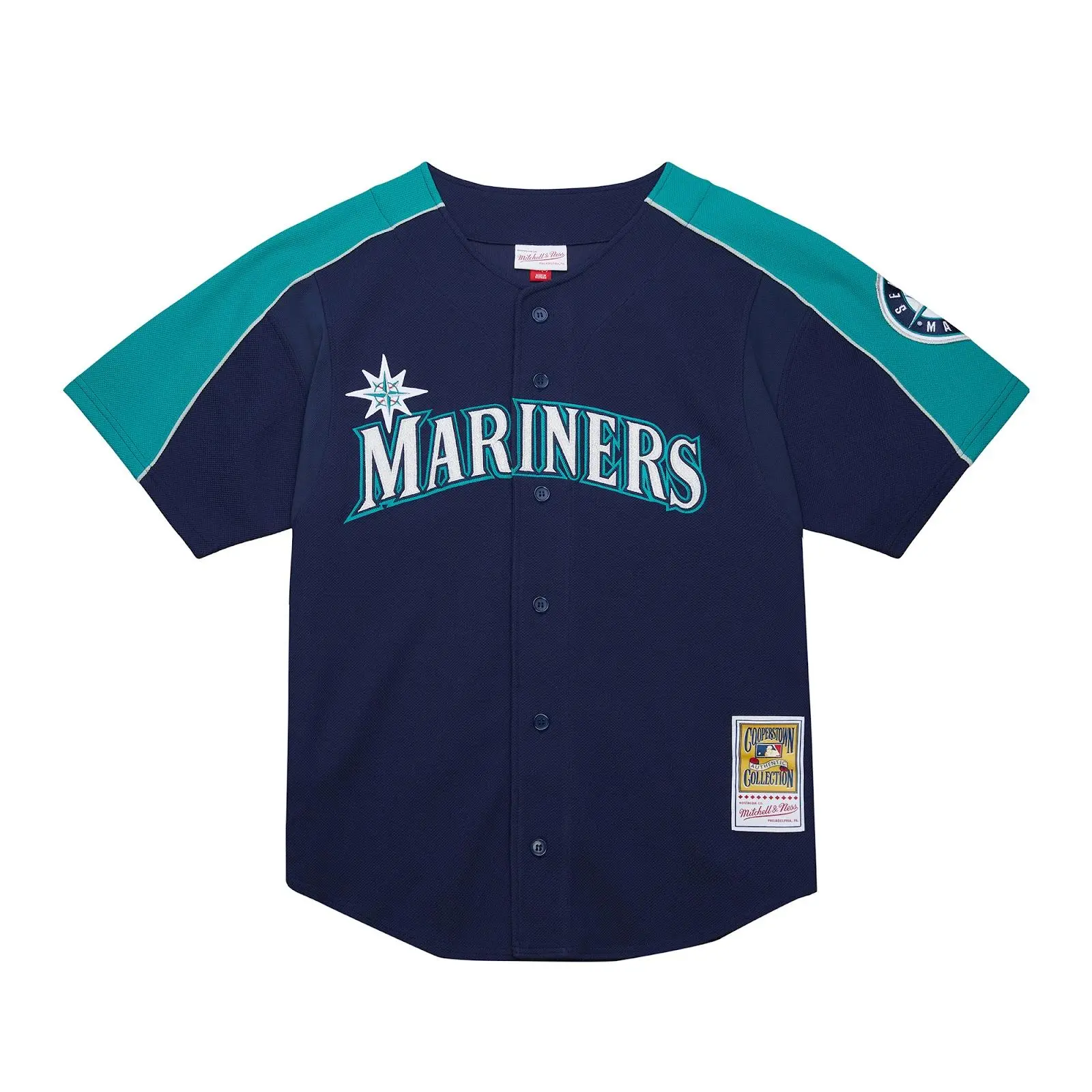Mitchell & Ness Seattle Mariners Ichiro Suzuki 2006 Navy Authentic Baseball Jersey, Authentic Look & Regular Cut Professional Sports Clothing