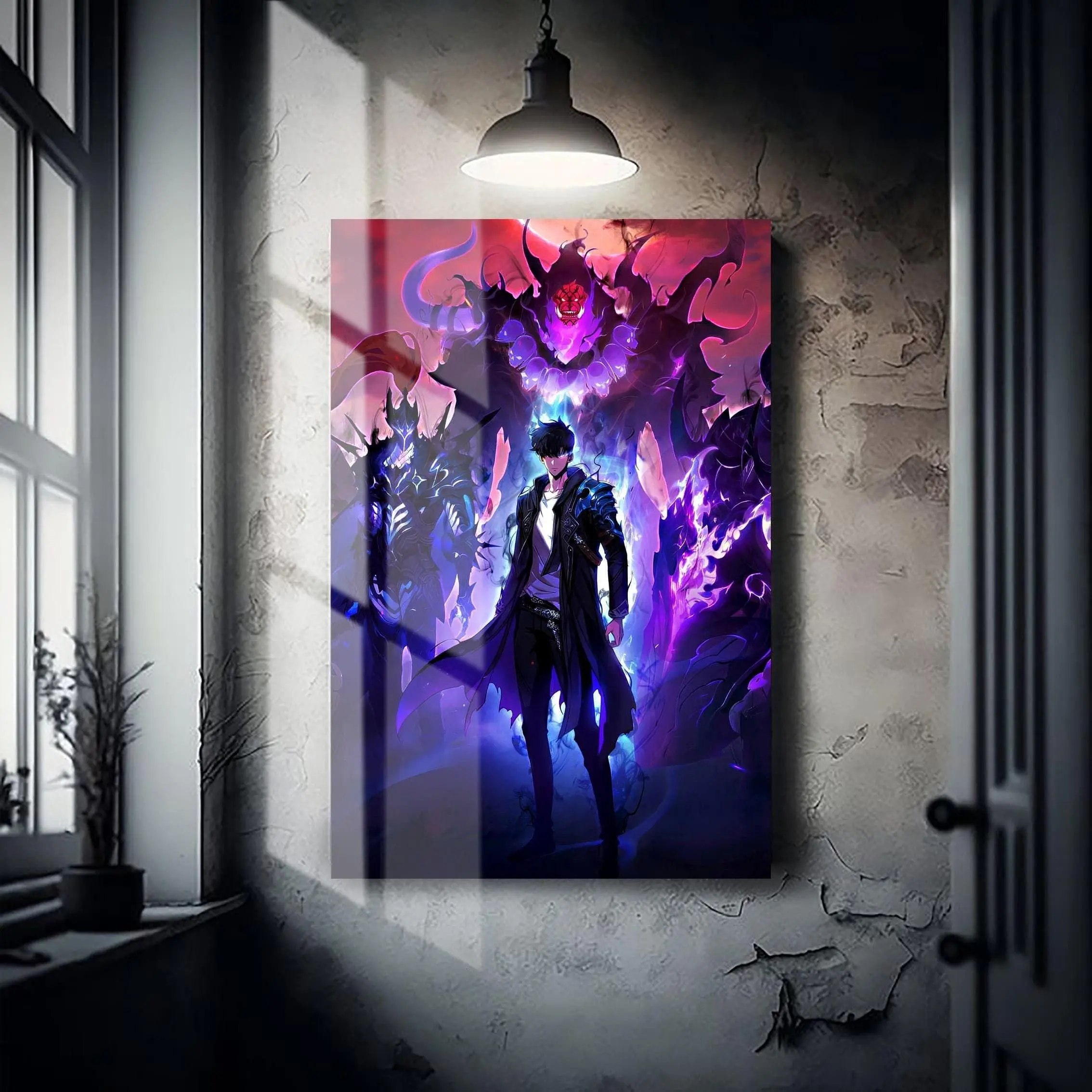 Anime Metal Wall Art, Anime Poster  Otaku Room Decor, Anime Aluminum Print Artwork, Anime Metal Sign, Anime Fan Gifts, Japanese Wall Art