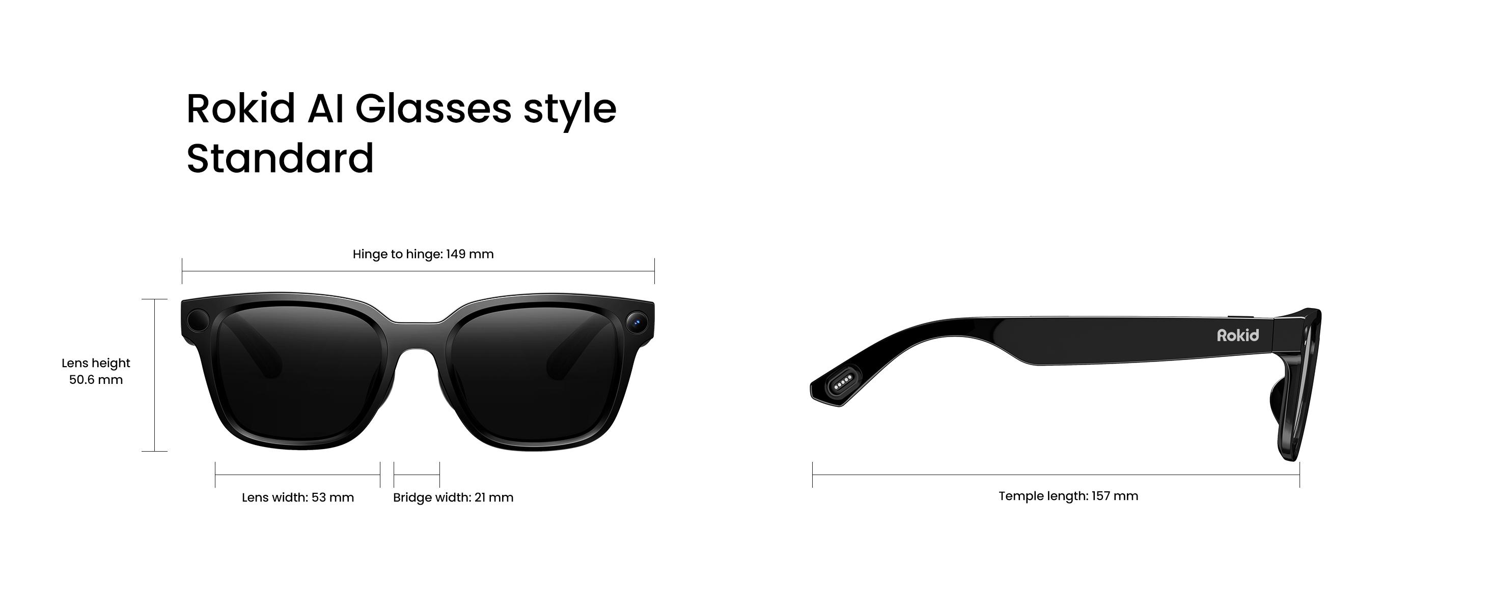 Rokid 2026 AI Glasses Style smart glasses with Gemini3 flash, real-time translation,12MP & 4K Camera, open-ear audio, Lightweight (38.5g), voice-controlled assistant, Hands-Free Calls, Productivity for Travel, Work(no display) Rokid 2026 AI Glasses Style smart glasses with Gemini3 flash, real-time translation,12MP & 4K Camera, open-ear audio, Lightweight (38.5g), voice-controlled assistant, Hands-Free Calls, Productivity for Travel, Work(no display)