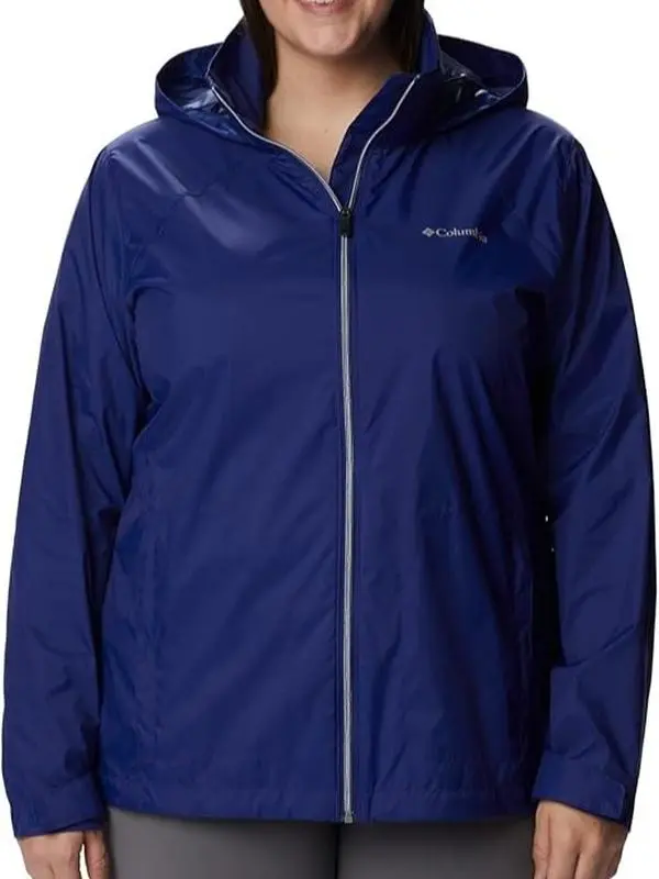 Columbia Women's Switchback III Jacket, Dark Sapphire, 1X