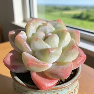Echeveria Ice Green | Colorful Succulent | Bare Root, Easy Care, Beginner Friendly | Perfect Gift & Home Decor | Indoor & Garden Plant”