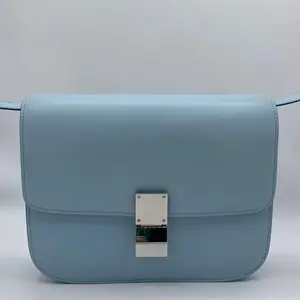 Pre-owned Celine leather Crossbody Bags Medium Calfskin Classic Box