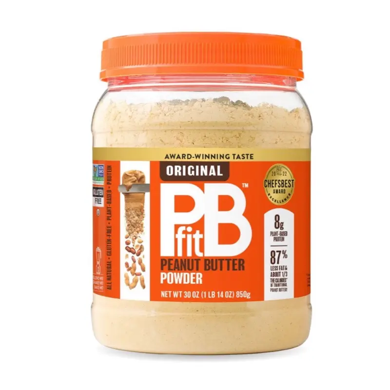 PBfit Original Peanut Powder  8g 1.87 lbs Award Winning Taste Original Plant Based Protein
