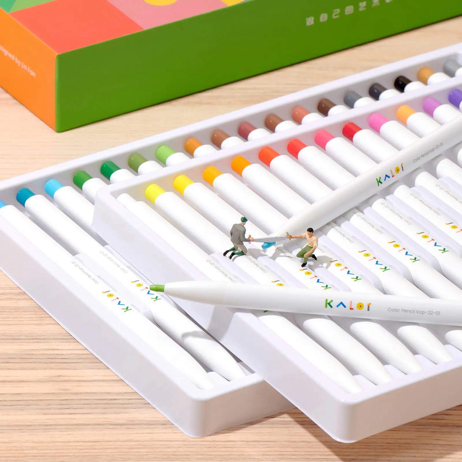 KACO KALOR 36-Color Mechanical Pencil Kit, Premium Refillable 2.6mm Soft Lead Core Set, Color Pencil Set, 36-Count Multi-Purpose Art Supplies for Artists, 1-Color Box Painting Gift (summerwins)