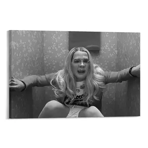 Modern Black And White Comedy Movie Poster Wall Art Vintage Hollywood Glamour, Indoor Use