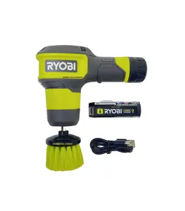 RYOBI 4 Volt USB Lithium Compact Scrubber Kit FVG51K