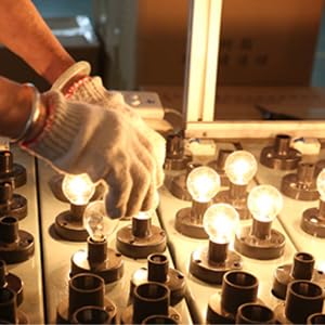 G40 Led Replacement Light Bulbs 1W Shatterproof Globe Bulb fits E12 Candelabra Screw Base, 1.5 Inch Dimmable Light Bulbs for Indoor Outdoor String Lights, Patio Cafe Decor, Warm White, 25 Pack