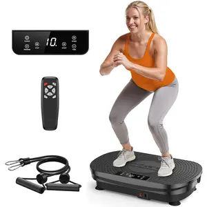 【FLYBIRD & FEIERDUN】Vibration Plate Exercise Machine, 330/340 lbs Capacity Lymphatic Drainage Machine with LED Touch Screen & Remote Control, Full Body Workout for Home Gym, with 2 Resistance Bands #TikTokShopHolidayHaul #SpringStatements