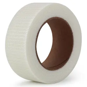 Drywall Repair Fiberglass Joint Tape 2 x 100 Ft Industrial Grade Extra Strength Fiber Mesh Heavy Duty Self Adhesive for Seam Patch Wall Crack Seam Repair Color White (DRF210)