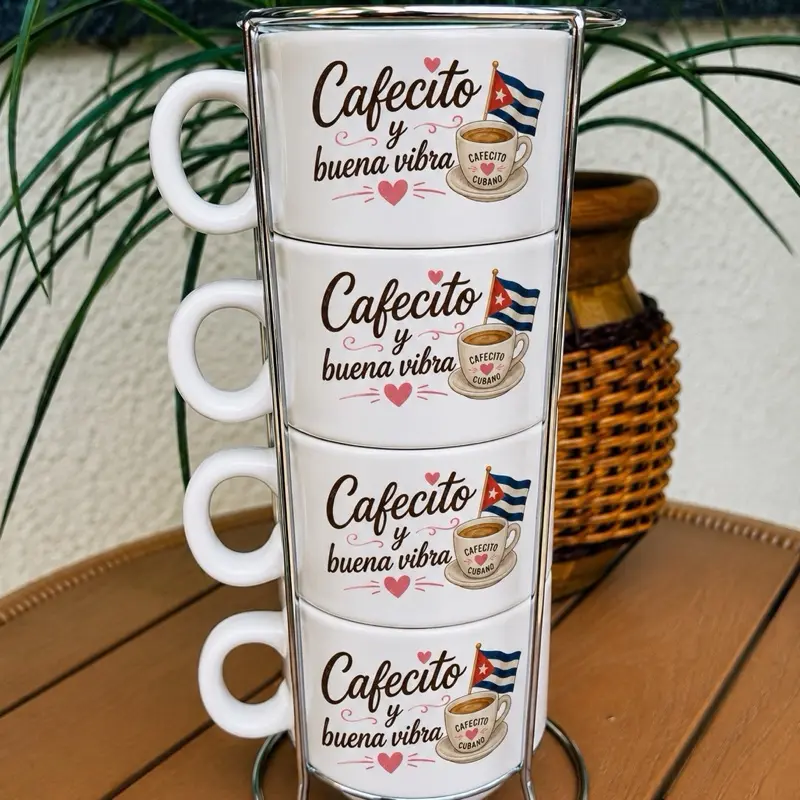 Tazas de Cafe expreso con soporte , personalizados Cappuccino Mugs
