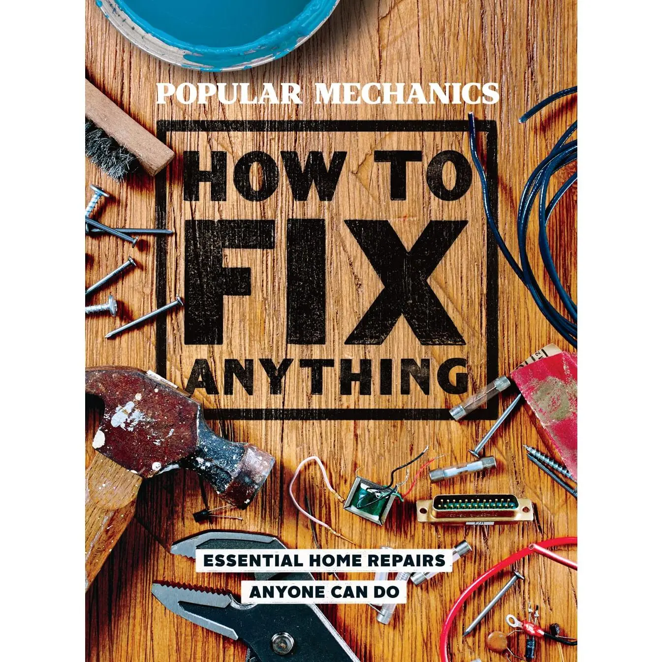 Popular Mechanics How to Fix Anything: English Hardcover DIY Children's Activity Book, Essential Home Repairs, Portable Tips & Tricks, 192 Pages, 2.31 lbs, 7x0.75x8.75 in, 2018 Edition by Hearst Books (Published 5/1/2018), Tutorial