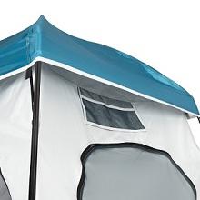 VINGLI 6.7FT Shower Tent, Changing Room Tent for Portable Toilet, with Mesh Floor and Carrying Bag, Lightweight & Sturdy, Perfecr for Camping, Boat, Dressing Outdoor or Indoor