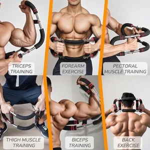 Strength Bar for Chest & Arm Workout Portable Home Gym Equipment for Men Ideal for Upper Body Fitness