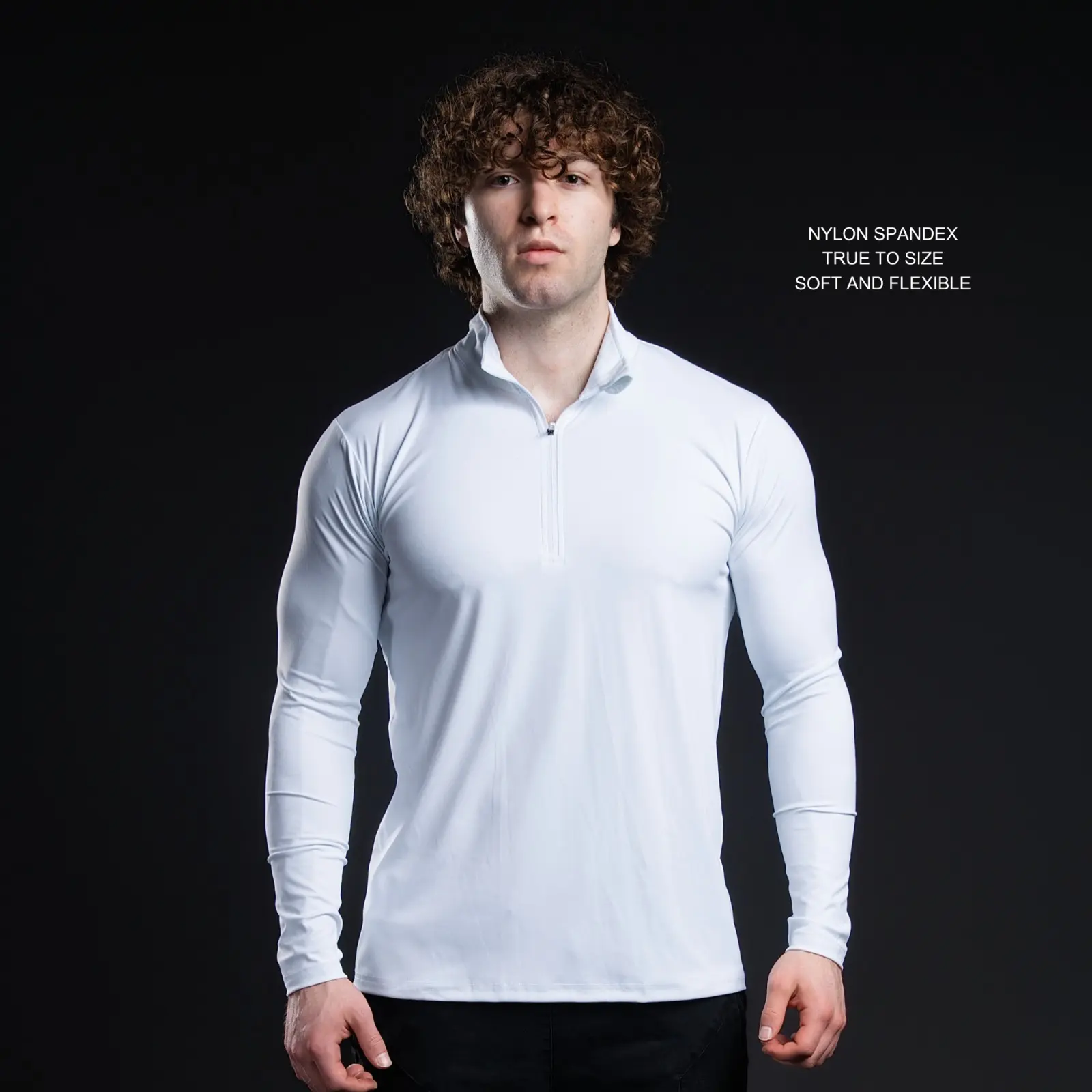 Ekko Brushed Nylon Quarter Zip-up