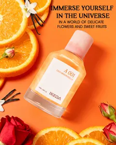 Ikeda scents Aromatic Woody & Citrus Eau de Parfum, Long-Lasting Unisex Fragrance, Leak-Proof for Travel, 6-Hour Wear, 3.4 fl oz / 100ml, Single Item
