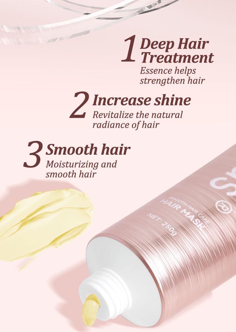 Tgideas Hydrolyzed Keratin Hair Mask - Deep Repair Conditioning Smooth Shine - Hair Mask Conditioner Conditioning for All Hair Types Haircare Daily Comfort