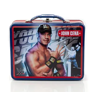 WWE Superstar John Cena "Hustle Loyalty Respect" Retro Metal Lunchbox