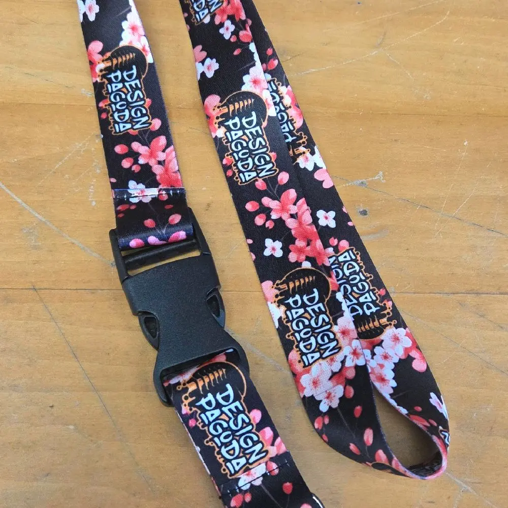 Design Pagoda Custom Sakura Lanyard