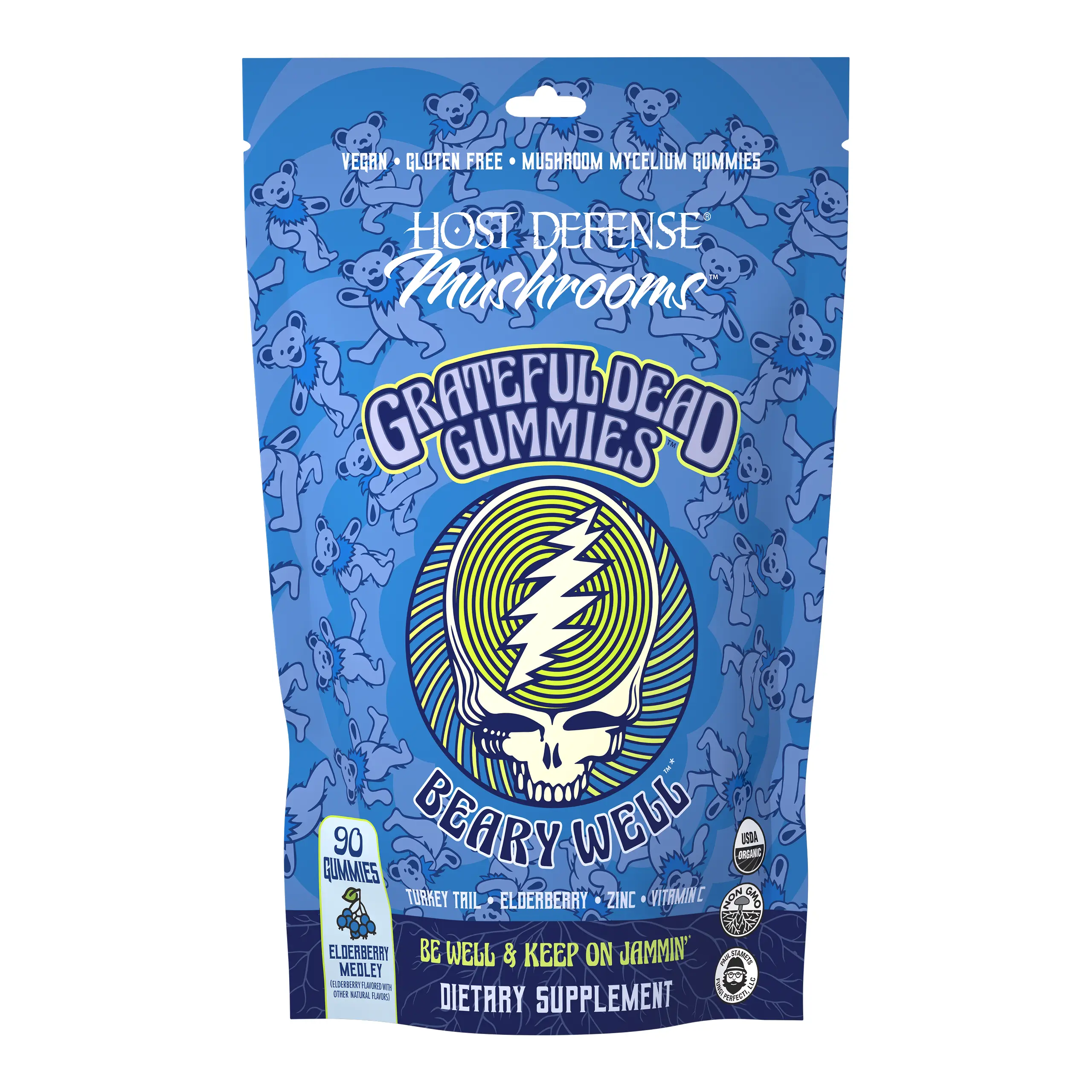 Host Defense Grateful Gummies - Beary Well