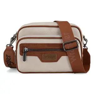 Wrangler Crossbody Bag for Women Multi Pocket Crossover Bag with Card Slot