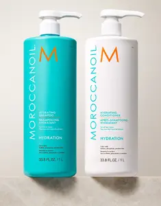 Hydrating Shampoo & Conditioner Liter Bundle for All Hair Types