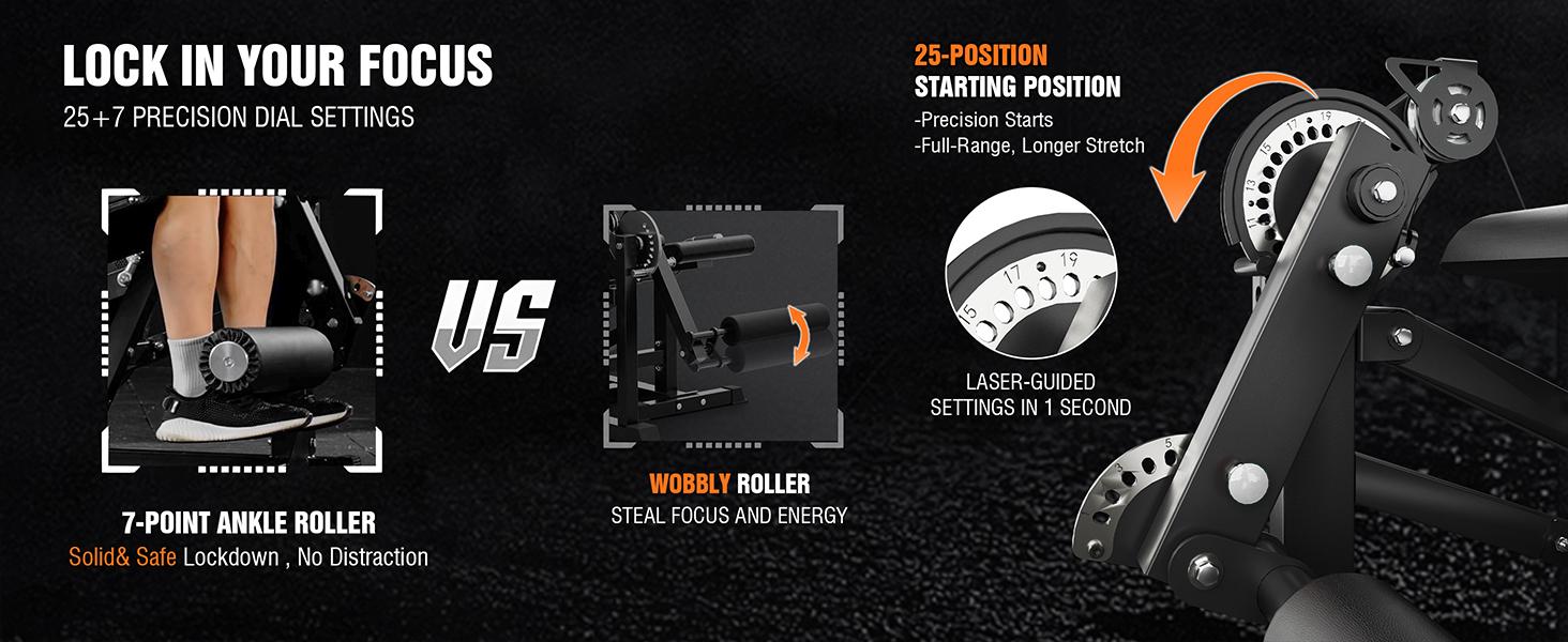 GWMD Leg Extension and Curl Machine, Adjustable Leg Curl Machine, Seated Leg Extension and Lying Curl Machine for Home Gym, Leg Workout Equipment with Cable System