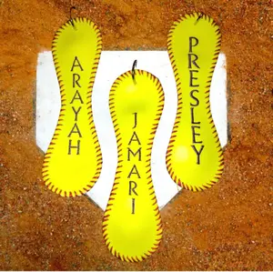 Softball or Baseball Customized Bag Tags