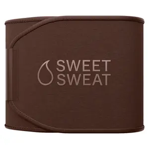 Sweet Sweat Toned Ab Trainer for Women and Men | Premium Waist Trainer Belt to 'Tone' your Stomach Area (Terra, Small)