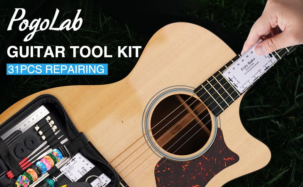 POGOLAB 23/25/27/72 Pcs Guitar Tool Repair Kit A Gift for Guitar Enthusiast Beginners Proscenium Guitar String Winder Tool Guitar Maintenance Kit Ukulele Bass Banjo Acoustic Guitar Tools POGOLAB 23/25/27/72 Pcs Guitar Tool Repair Kit A Gift for Guitar Enthusiast Beginners Proscenium Guitar String Winder Tool Guitar Maintenance Kit Ukulele Bass Banjo Acoustic Guitar Tools