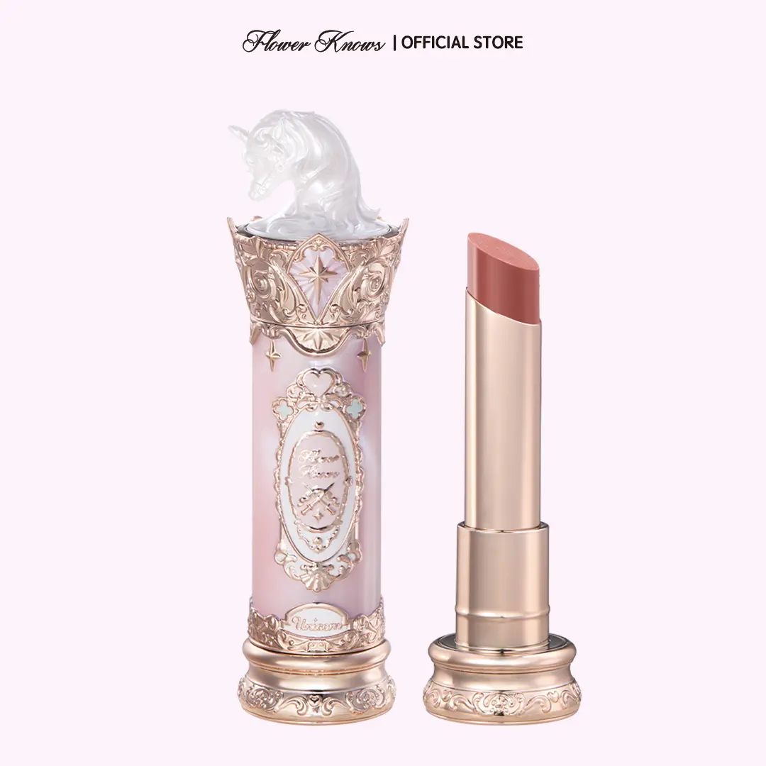 Flower Knows Knight Unicorn Collection Glazed Lipstick, Hydrating Serum Oil for a Nourishing, Lightweight Mirror Gloss Finish, Aesthetic Make Up, #tiktokshopbacktoschool, #sohochic