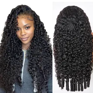 OQ HAIR Full Burmese Curly 13x6 Lace Frontal Glueless Wigs 220% Density Water Wave Virgin Human Hair Wigs Pre Plucked Natural Hairline #TikTokShopBlackFriday