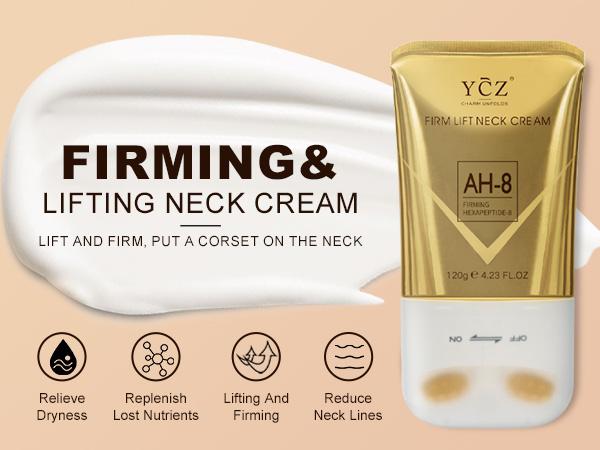 YCZ Neck Firming Cream, Upgraded Formula | Deep Moisturizing for Crepey Skin on Neck, Arms, Thighs & More | Cruelty-Free Skincare
