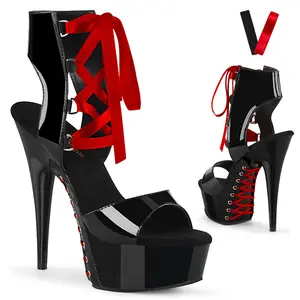 Pleaser Delight-600-14FH Women's Sandal with Platform Sole