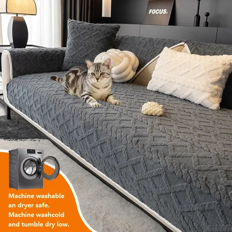Waterproof Sofa Cover for Couch,Washable Pet Furniture Protector for Dogs & Cats,Stretch Sectional Sofa Slipcover,Removable Couch Cover for Living Room,Spill & Stain Protection,Sectional,Loveseat and 3-Seater Couch,Furniture,homeessentials,BackToSchool
